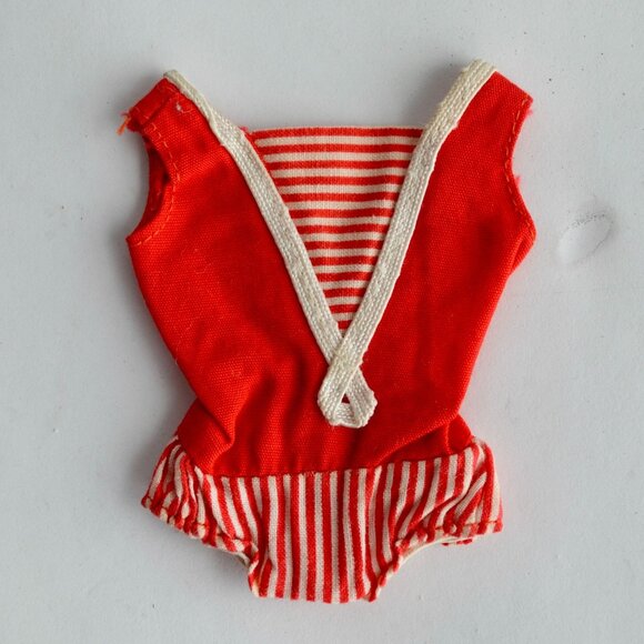 Barbie Skipper Original Red Sailor Swimsuit First Issue #950 1964 - Picture 1 of 3